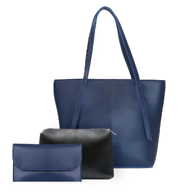 Shop Sale Items Hobo Tote Blue 3 Piece Carry Elegance For Less – Best Bag Deals Here