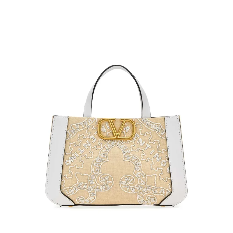 Valentino Garavani V'Logo Signature Top Handle Tote Bag