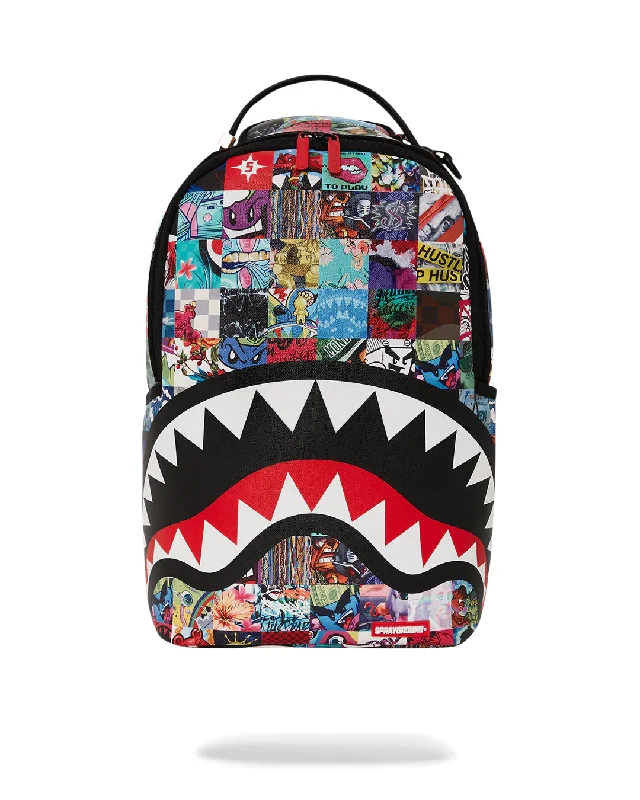 Sprayground Backpack CHECKERED IMAGINATION DLXSV BACKPACK Black