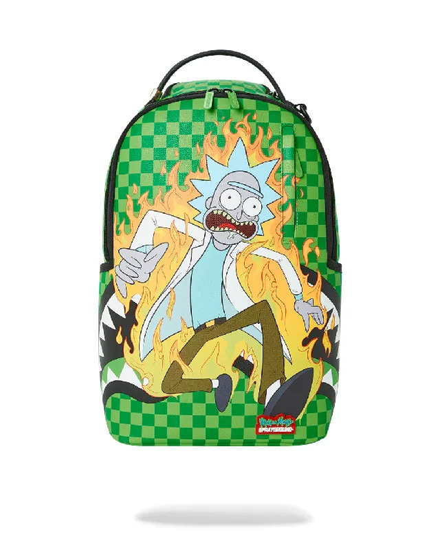 Sprayground Backpack FIRE RICK SHARKMOUTH BACKPACK Green