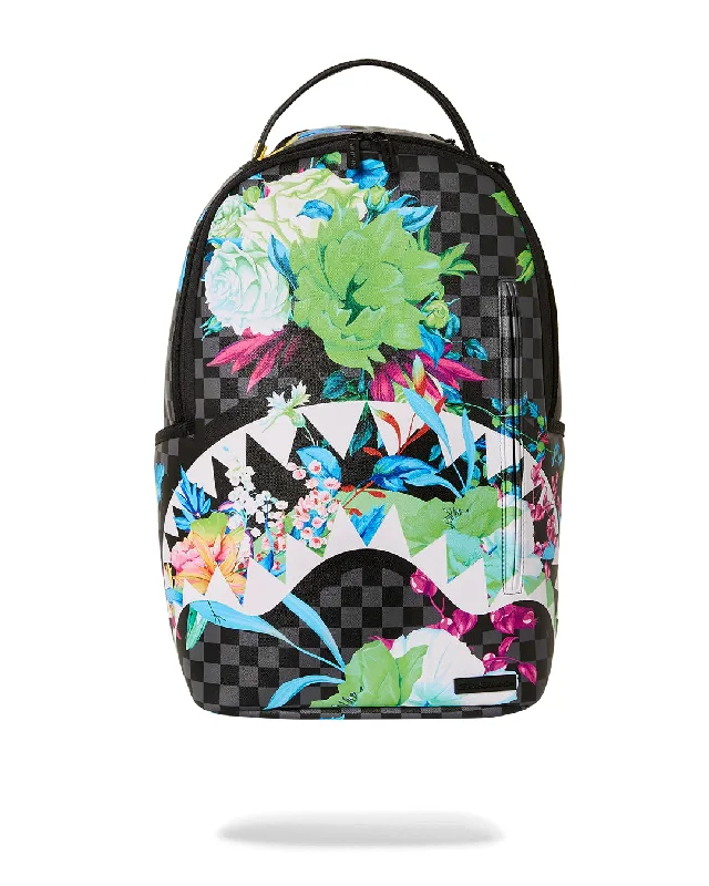 Sprayground Backpack NEON FLORAL DLXSV BACKPACK Black