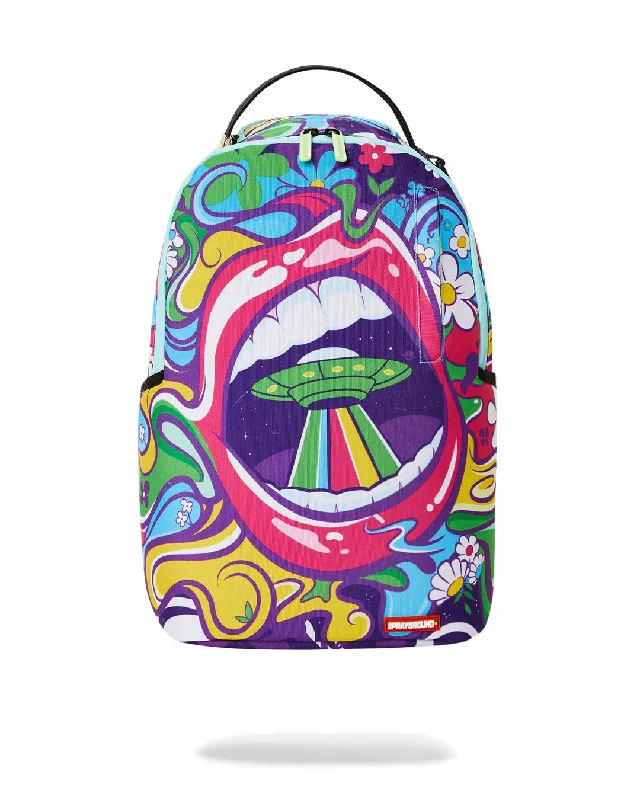 Sprayground Backpack OUT OF THIS WORLD MOUTH DLXSR BACKPACK Purple