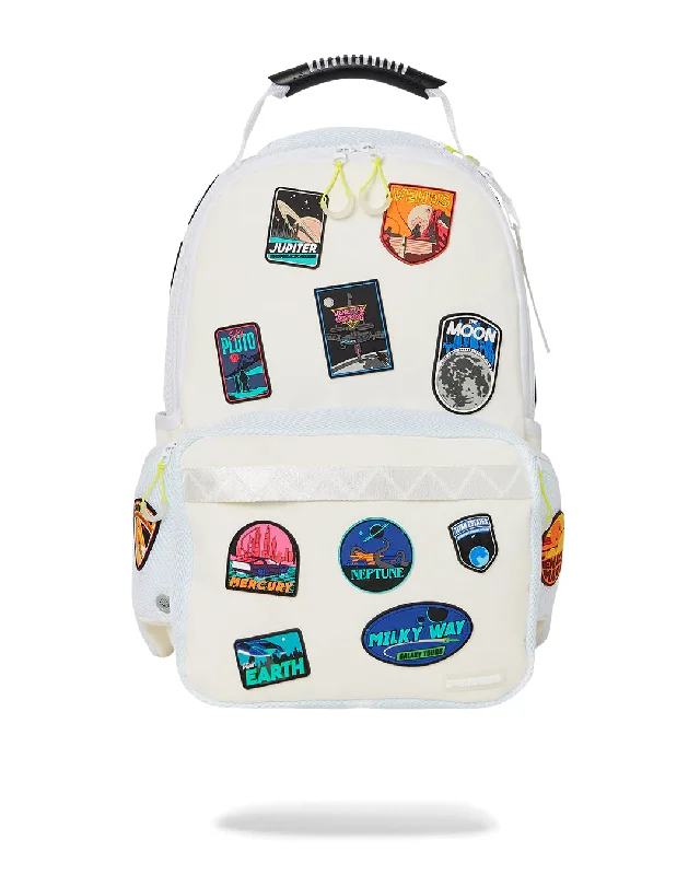 Sprayground Backpack SPACE TOURIST CARGO BACKPACK White