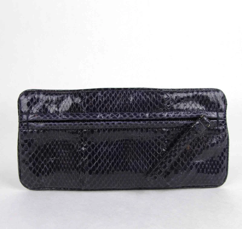 Bottega Veneta  Python Clutch Evening Bag