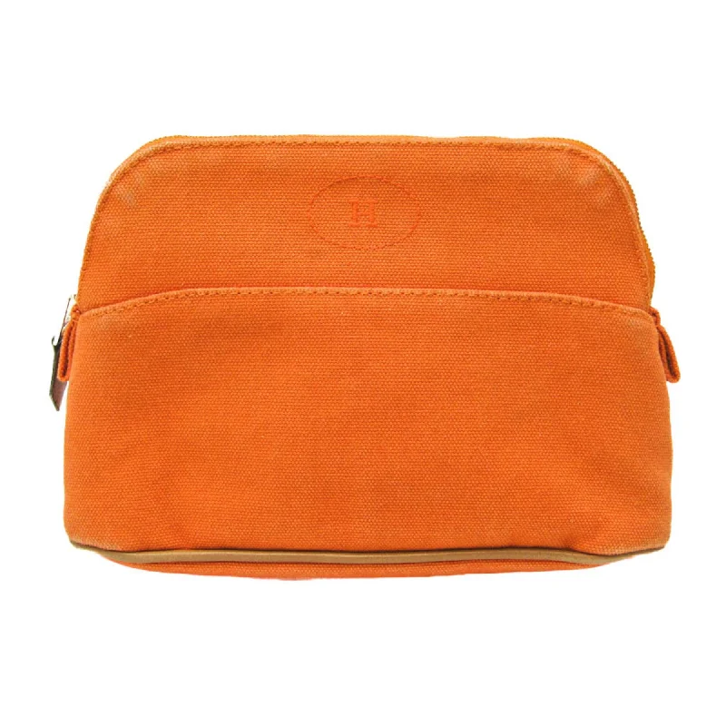 Hermès Bolide  Canvas Clutch Bag (Pre-Owned)