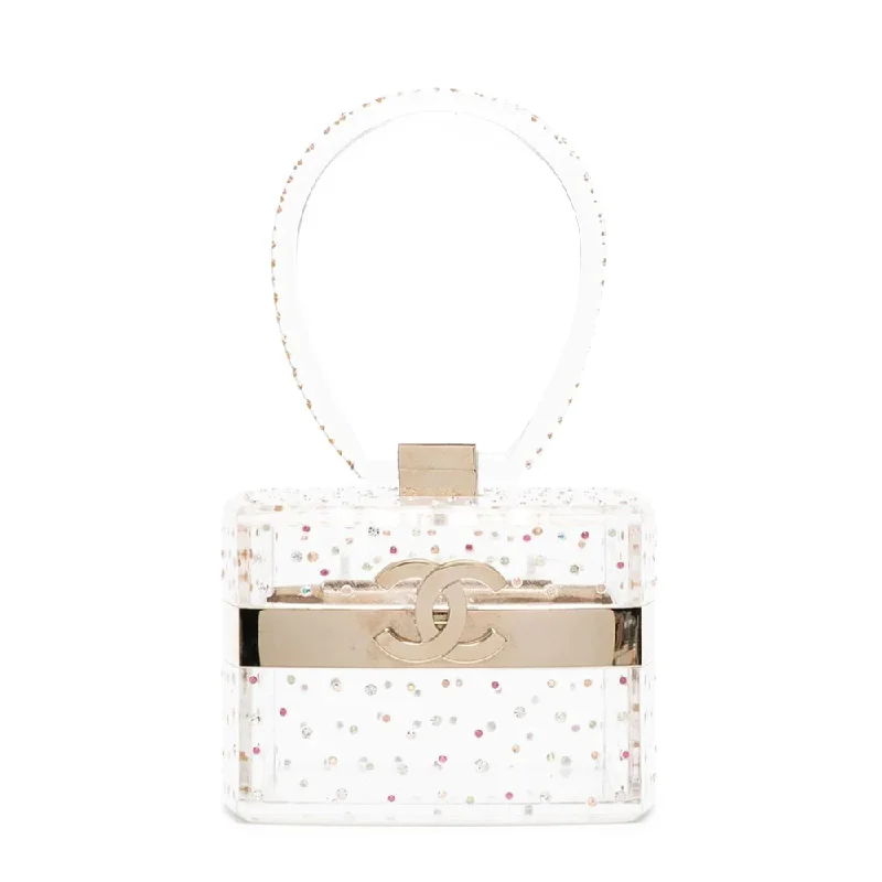 Mini Rhinestone-Embellished Handbag