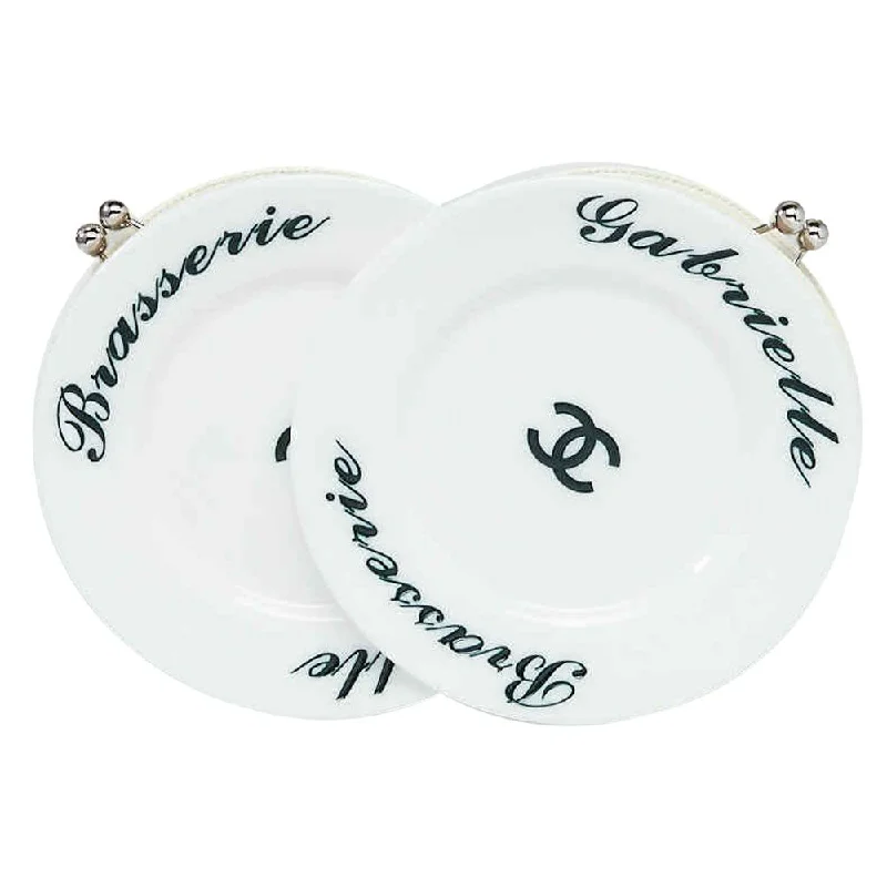 White Brasserie Gabrielle Plate Bag