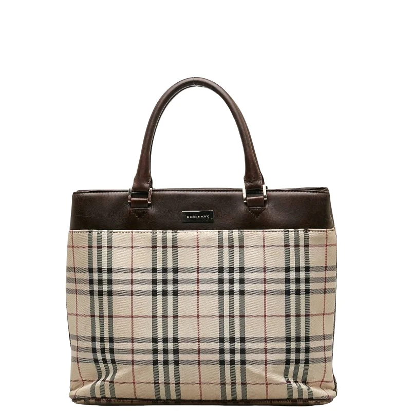 Burberry Nova Check  Canvas Tote Bag (Pre-Owned)