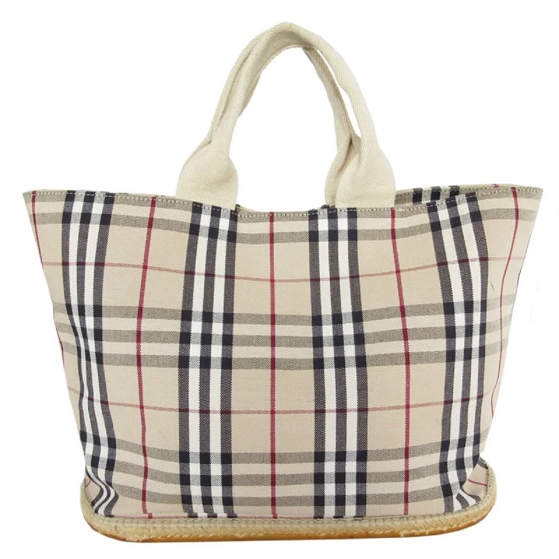 Burberry Nova Check  Canvas Tote Bag (Pre-Owned)