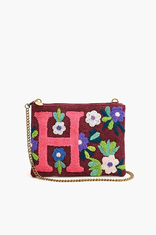 H Floral Crossbody Bag