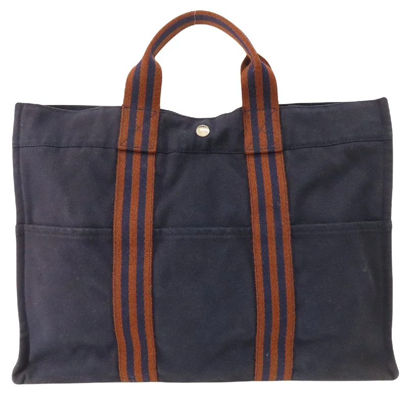 Hermès Fourre Tout  Canvas Tote Bag (Pre-Owned)