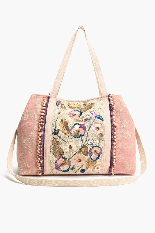 Pansy Chocolate Petal Paradise Tote