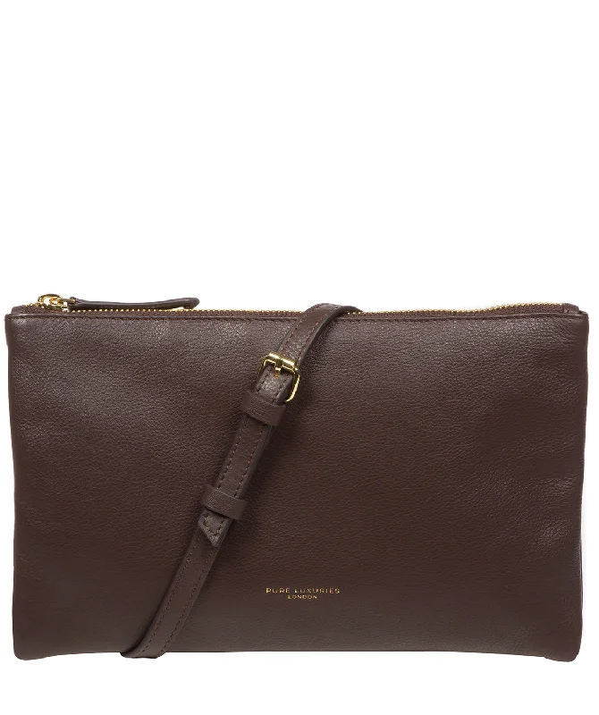 'Anya' Hot Fudge Nappa Leather Cross Body Bag