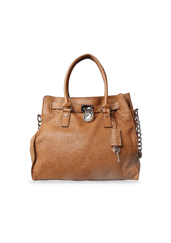 BELTED LEATHER SATCHEL