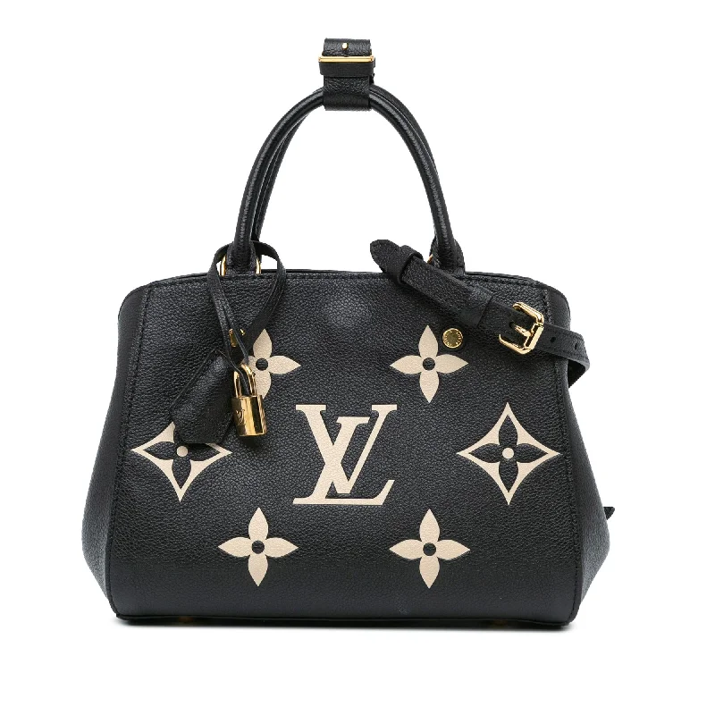 Louis Vuitton Bicolor Monogram Empreinte Giant Montaigne BB (SHG-9GwO0U)