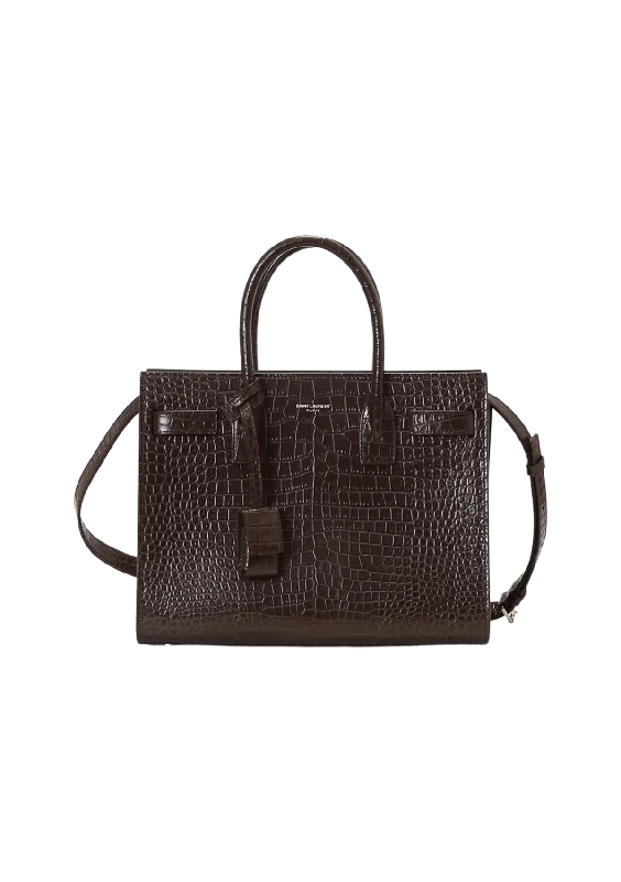 SAC DE JOUR BABY CROCODILE EMBOSSED