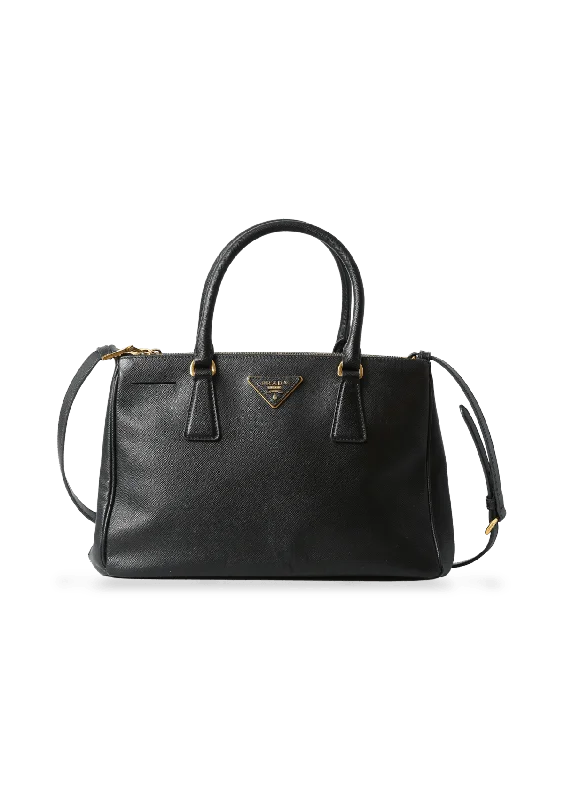 SAFFIANO LUX DOUBLE ZIP GALLERIA